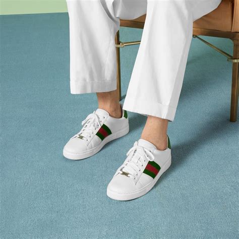 celebrities gucci ace sneakers|Gucci ace sneakers men's.